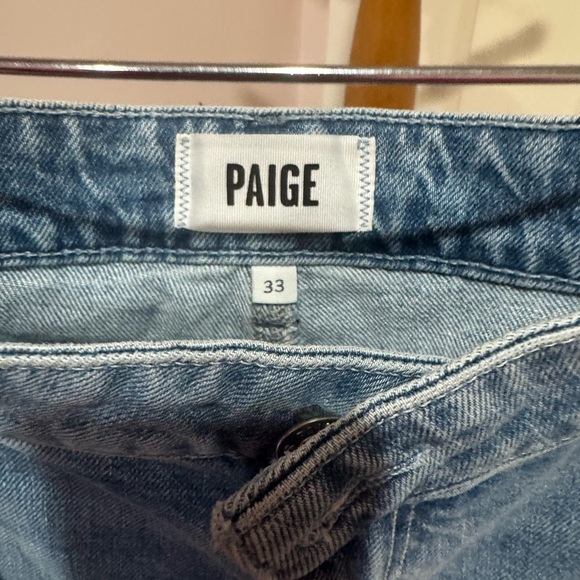 NWT Paige Anessa 31 Inch Wide Leg High Rise Jean - Picture 9 of 11